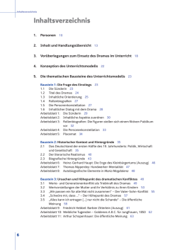 Inhaltsverzeichnis - Schulbuchzentrum Online