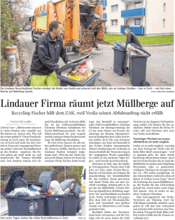 Lindauer Firma r&auml;umt jetzt M&uuml;llberge auf