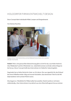 holdorfer firma entwickelt design