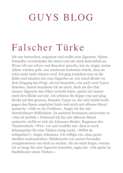 GUYS BLOG Falscher T&uuml;rke