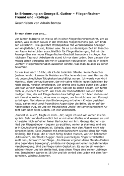 In Erinnerung an George E. Guther &ndash; Fliegenfischer