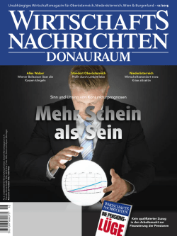 Sinn und Unsinn von Konjunkturprognosen