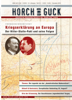 Kriegserklärung an Europa