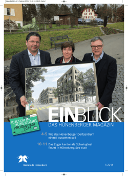 EINBLICK Februar 2016