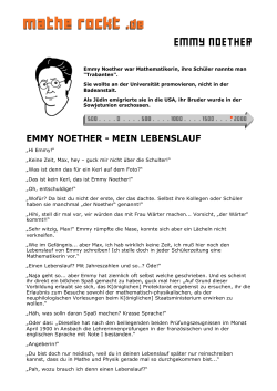 emmy noether - matherockt.de