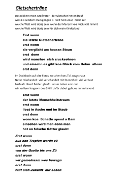 Gletschertr&auml;ne