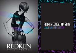 REDKEN EDUCATION 2016: