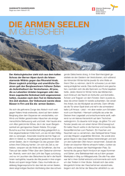 DIE ARMEN SEELEN IM GLETSCHER