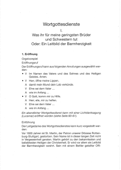 Ein Leitbild der Barmherzigkeit