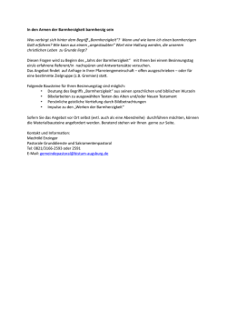 In den Armen der Barmherzigkeit barmherzig sein Was verbirgt sich