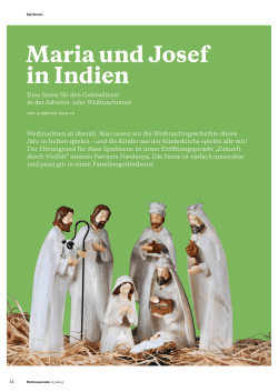 Maria und Josef in Indien