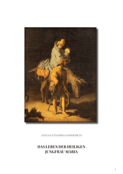 Das Leben der Heiligen Jungfrau Maria