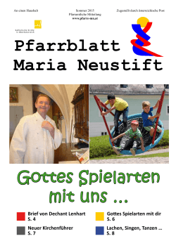 2015-02 Sommer - Pfarre Maria Neustift