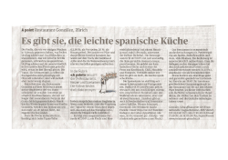 Bericht im Tagesanzeiger