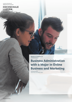 Business Administration with a Major in Online Business and