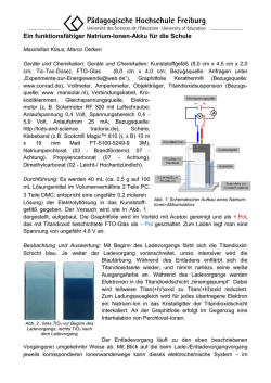 Ein funktionsf&auml;higer Natrium-Ionen