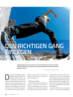 Den richtigen gang einlegen