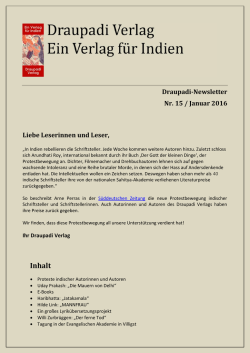 Inhalt - Draupadi Verlag