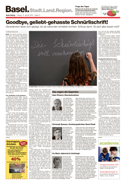 Goodbye,geliebt-gehassteSchn&uuml;rlischrift! - graphologie