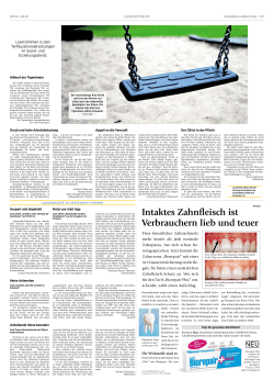 Intaktes Zahnfleisch ist Verbrauchern lieb und teuer