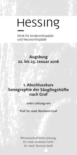 Augsburg 22. bis 23. Januar 2016 1
