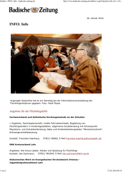 Infobox: INFO: Info - badische-zeitung.de