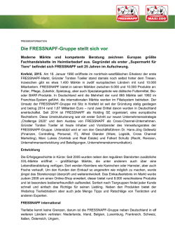 Die FRESSNAPF-Gruppe stellt sich vor - ECC-Club