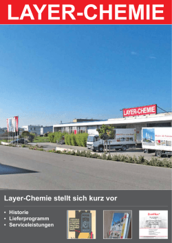 Layer-Chemie stellt sich kurz vor - layer