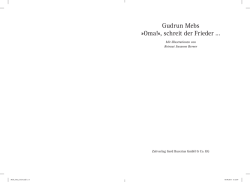 Gudrun Mebs &raquo;Oma!&laquo;, schreit der Frieder