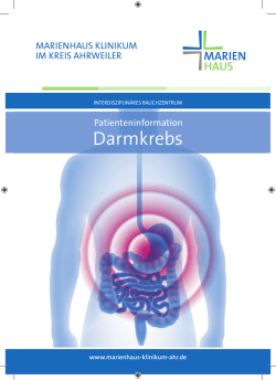 Darmkrebs Patienteninformation Broschuere