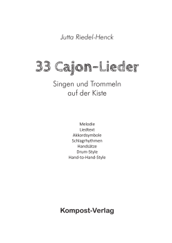 33 Cajon-Lieder - Kompost