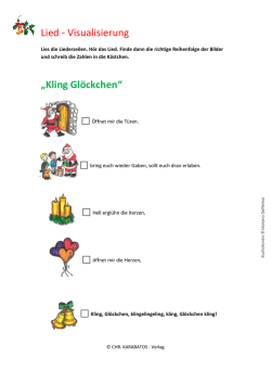Lied - Visualisierung „Kling Glöckchen“