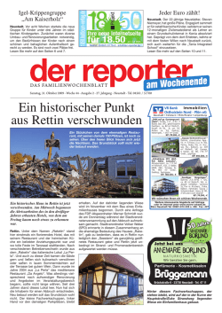 Ein historischer Punkt aus Rettin verschwunden
