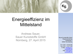 Vortrag Andreas Sauer