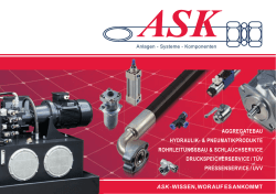 Imagebrosch&uuml;re - ASK Hydraulik GmbH