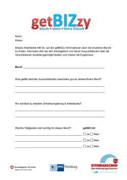 Checkliste: Was muss ich zur Berufsberatung mitnehmen