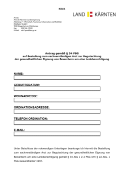 information - &Auml;rztekammer f&uuml;r K&auml;rnten
