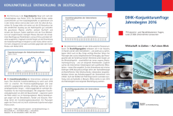 DIHK-Konjunkturumfrage Jahresbeginn 2016