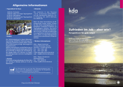 Zufrieden im Job – aber wie?