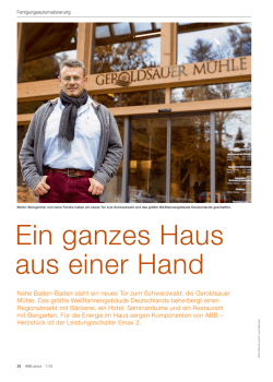 Ein ganzes Haus aus einer Hand