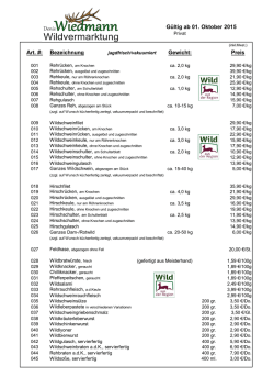 Preislist als PDF Datei