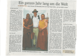 Ein ganzes Jahrlang um die Welt