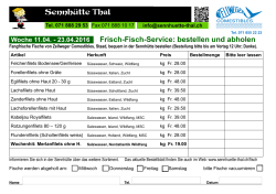 Fisch-Service - Sennhütte Thal