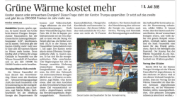 Gr&uuml;ne W&auml;rme kostet mehr