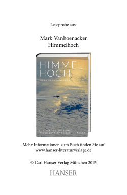 Mark Vanhoenacker Himmelhoch