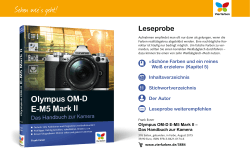 Olympus OM-D E-M5 Mark II – Das Handbuch zur Kamera