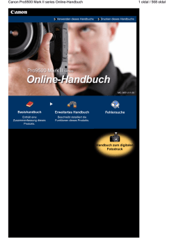 Canon Pro9500 Mark II series Online-Handbuch
