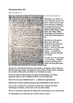 Schulordnung Bockau 1576 Schulordnung Bockau 1576