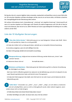 Kognitive Verzerrung