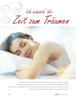 Ich w&uuml;nsch` dir Zeit zum Tr&auml;umen